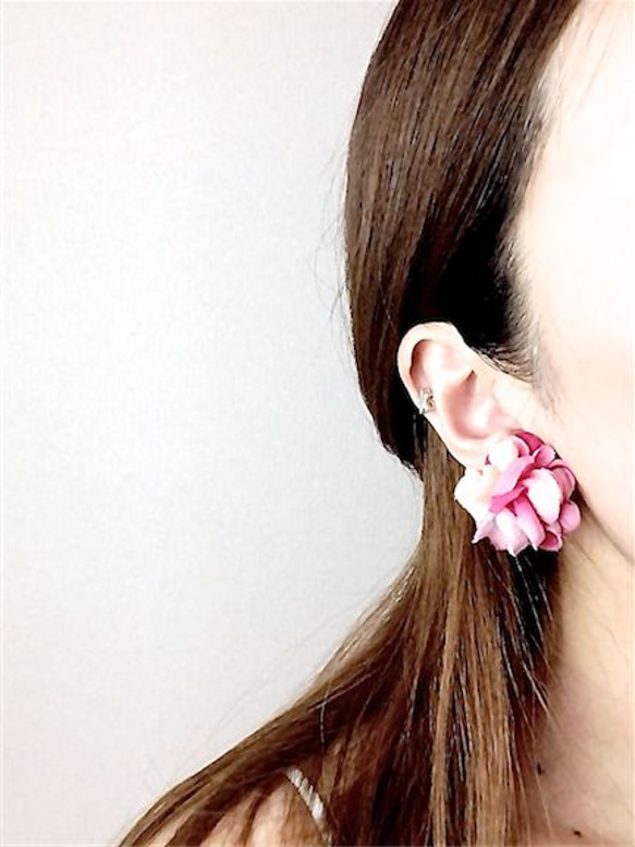 2way flower ball pierce☆全４色 2枚目の画像