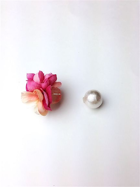 2way flower ball pierce☆全４色 5枚目の画像