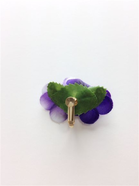 petite bouquet earring☆viola 4枚目の画像