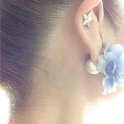 2way flower pierce☆全２色 3枚目の画像