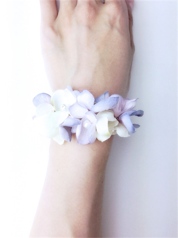 hydrangea bracelet☆全７色 3枚目の画像