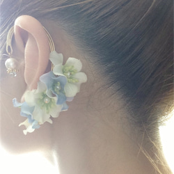 blossom rose ear hook☆ frill☆全３色 2枚目の画像