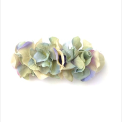 petal  barrette 8cm☆times☆blue 1枚目の画像