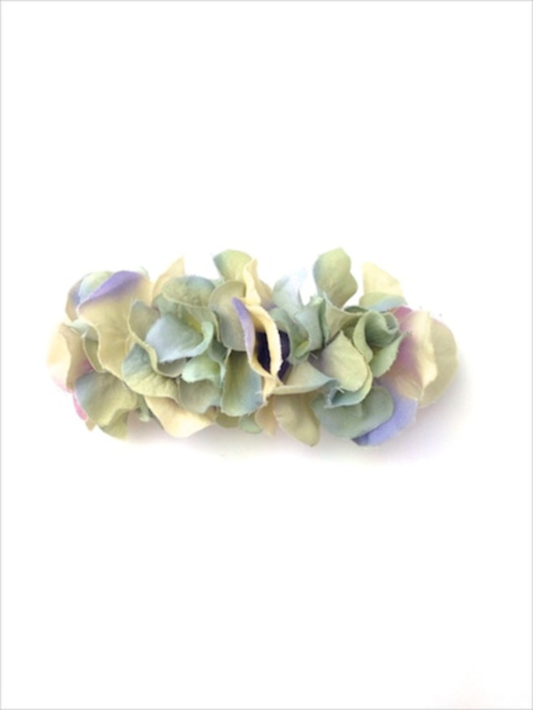 petal  barrette 8cm☆times☆blue 1枚目の画像