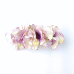 petal  barrette 8cm☆times☆mauve 1枚目の画像