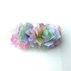 petal barrette 8cm☆translucent☆water lily 1枚目の画像