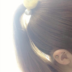 hair elastic♡Ranunculus♡fuchsia 3枚目の画像