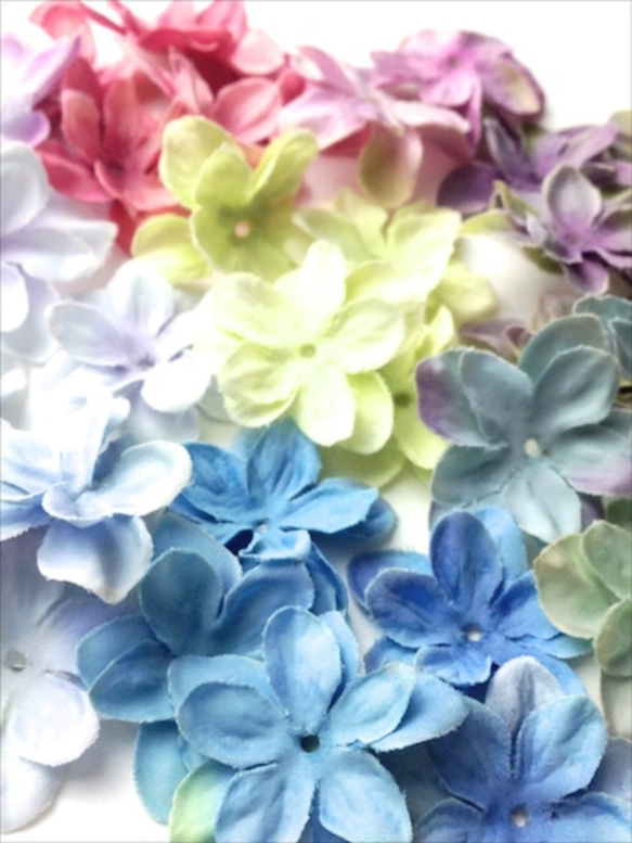 3way Hydrangea pierce☆round bijou全８色 5枚目の画像