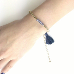 tassel charm bracelet☆全3色☆ 1枚目の画像