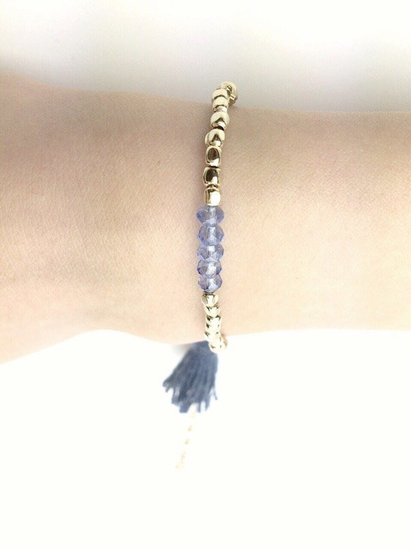 tassel charm bracelet☆全3色☆ 3枚目の画像