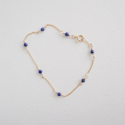 K14 Gold Filled Lapis Lazuli Bracelet 3枚目の画像