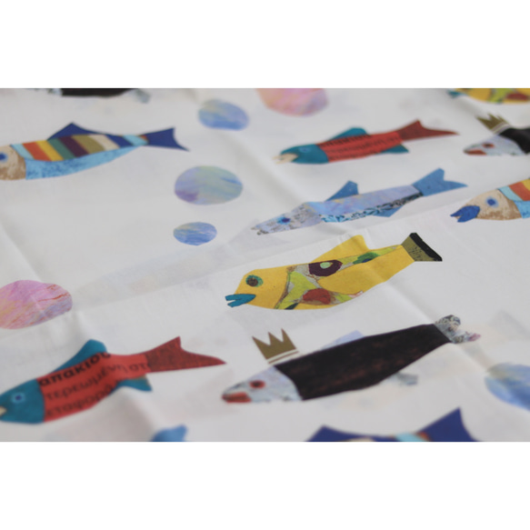 バルーンパンツ お魚柄 70~80cm 4枚目の画像