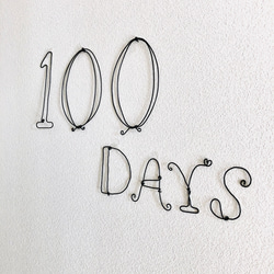 ワイヤークラフト　100days 100日祝 3枚目の画像