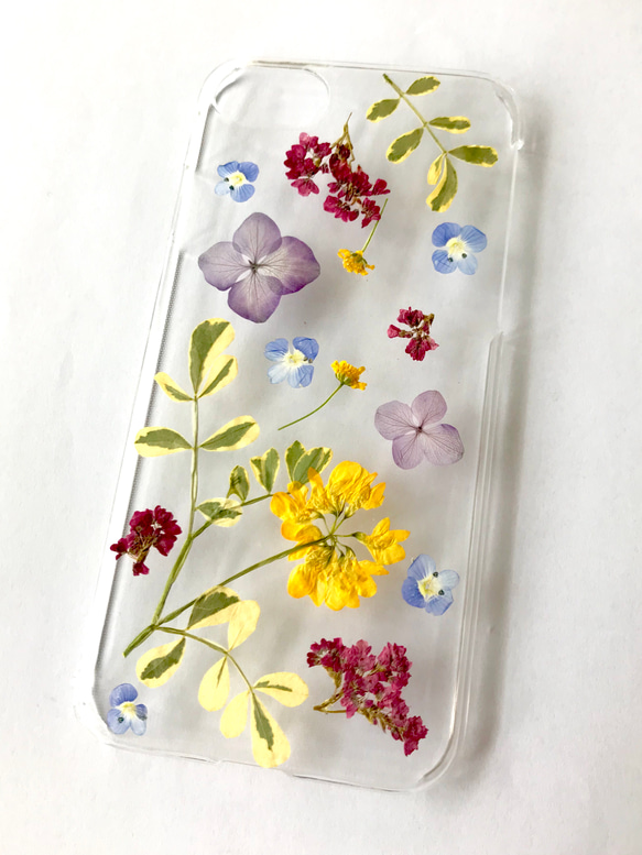 本物の花々 iPhoneX対応ハードケース 2枚目の画像