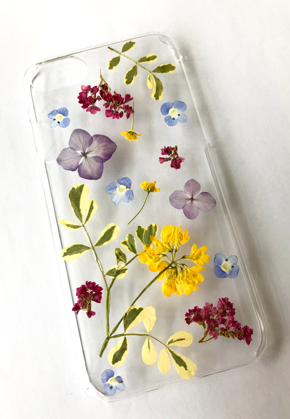 本物の花々 iPhoneX対応ハードケース 4枚目の画像