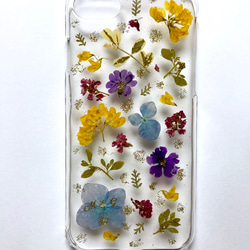 本物のお花 iPhoneケース　名前入 3枚目の画像