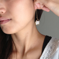 〜珍珠沒有Namida~（BK）耳環/無孔樹脂耳環 第4張的照片