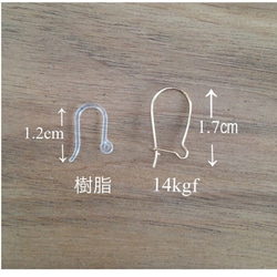 〜真正的REAF白〜耳環/耳環 第5張的照片