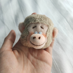 【設情狂 Fu's workshop】手工別針 吊飾 玩偶 娃娃 - 猴子 第5張的照片