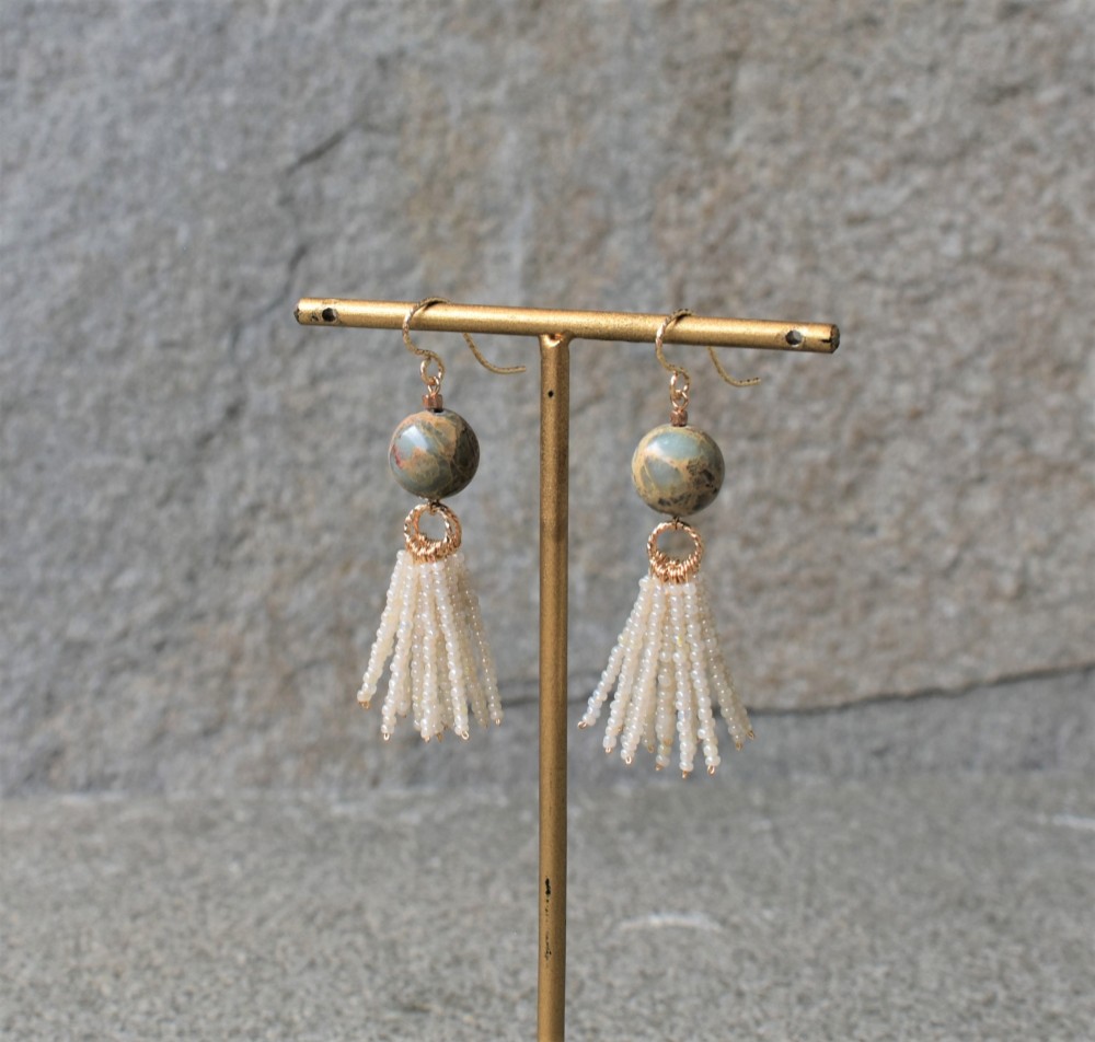 La terre　ピアス　　ブルー系