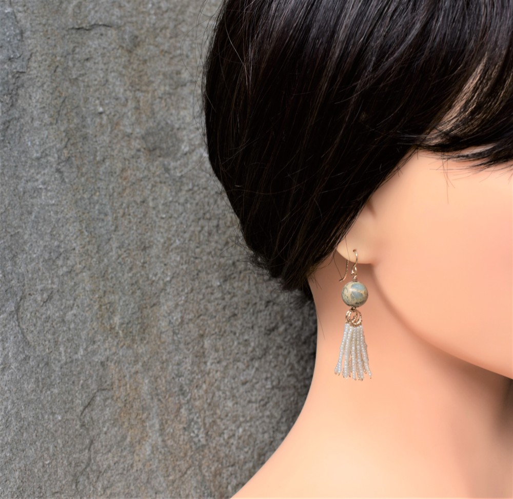 La terre　ピアス　　ブルー系