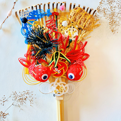 水引ミニ熊手【宝船】 しめ縄・しめ飾り tomoemon 通販 10679508