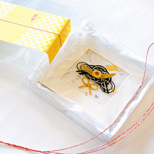 水引兜飾り三日月前立てミニフレーム 五月人形・こいのぼり tomoemon