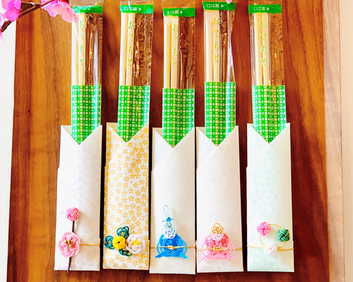 ♧花柄・水玉模様等の箸袋セット 10000枚 ☆まとめ売り