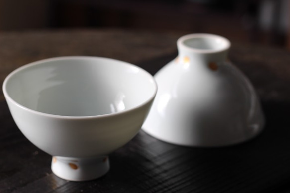 お茶碗金彩 (小) 2枚目の画像
