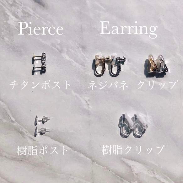Swarovski Crystal Pierce/Earring 7枚目の画像