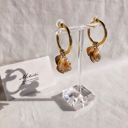 Shell Beads Ring Pierce/Earring 3枚目の画像