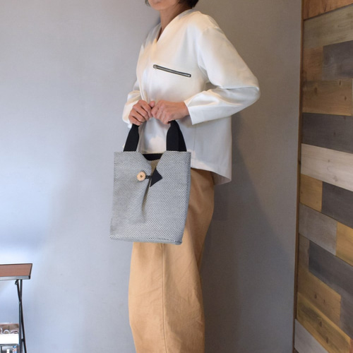 pointbag ポイントバッグ 消防刺子 刺子織 刺し子 三河木綿