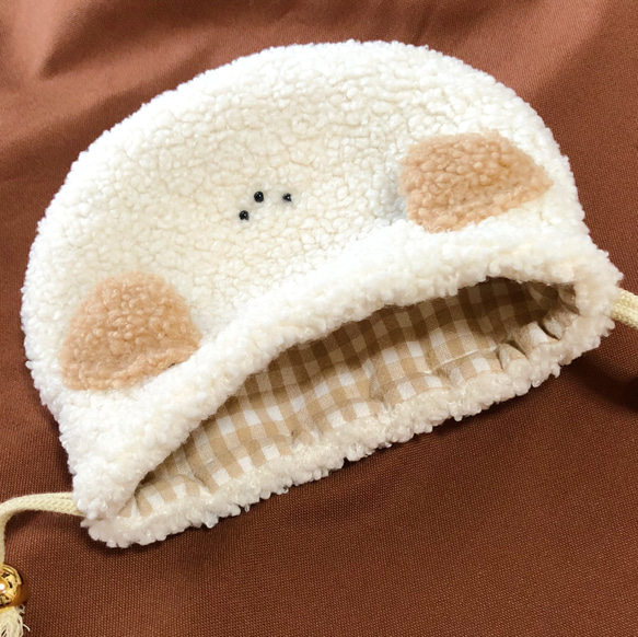 【ネット限定】shiro＊mocoちゃん巾着【cute】 4枚目の画像