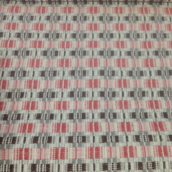 北欧手織りのテーブルセンター（ピンク系） 4枚目の画像