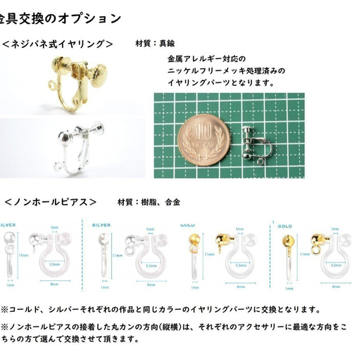 アバロンシェルピアス A173 イヤリング ノンホールピアス ピアス 
