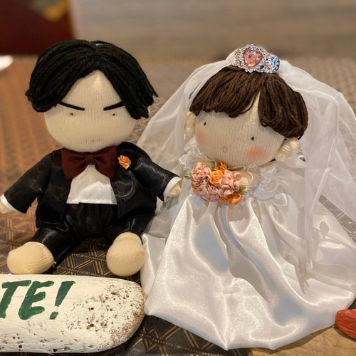 オーダーメイド】⁂似顔絵 ウェルカムドール⁂ 結婚式❤︎ウェディング