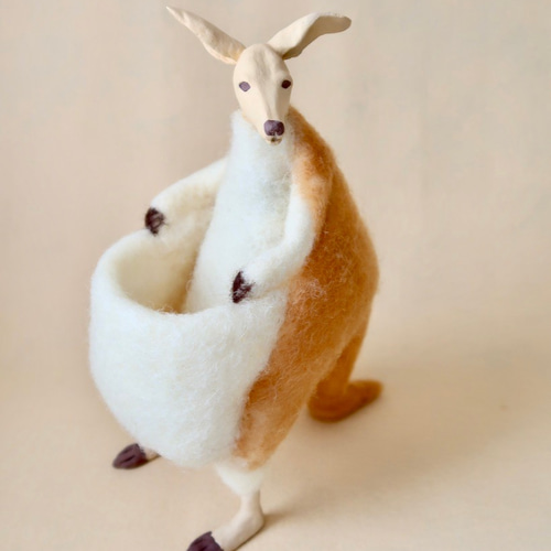 SOBANi] Zooと一緒に♡ メガネ置き：カンガルー ＊デスクやベット