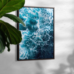 -blue ocean- ブルーオーシャン⋆オーシャン＆ビーチ インテリアポスター【040】 4枚目の画像