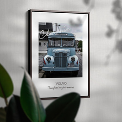 -Classic Bus- VOLVO ボルボ クラシックバス ⋆ヴィークル インテリアポスター【019】 4枚目の画像