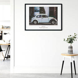 -Volkswagen Beetle- フォルクスワーゲン ビートル⋆ヴィークル インテリアポスター【020】 2枚目の画像