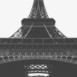 -La tour Eiffel- エッフェル塔 パリ⋆ランドスケープ インテリアポスター【043】 6枚目の画像