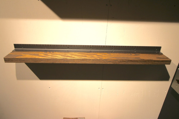 アイアンウォールシェルフ ハウストンＳＲシリーズ 棚板セット[sr3s]セミオーダー 壁固定タイプ 3枚目の画像