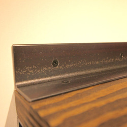アイアンウォールシェルフ ハウストンＳＲシリーズ 棚板セット[sr4s]セミオーダー 壁固定タイプ 4枚目の画像