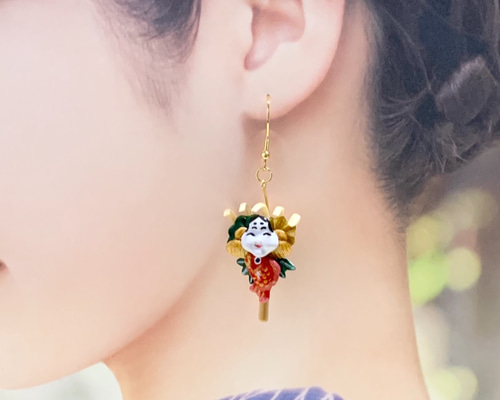 熊手ピアス ピアス（フック・チェーン） エイチブンノアイ 通販