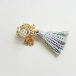 tassel&bijou＊ピアス【unicorn】 3枚目の画像