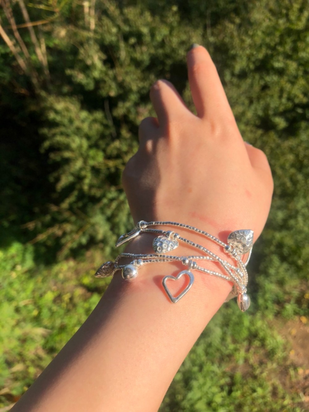 シルバー 幾何学模様 カレン族　ハンドメイド　タイジュエリー　バングル シルバー 幾何学模様 カレン族 ハンドメイド タイジュエリー バングル