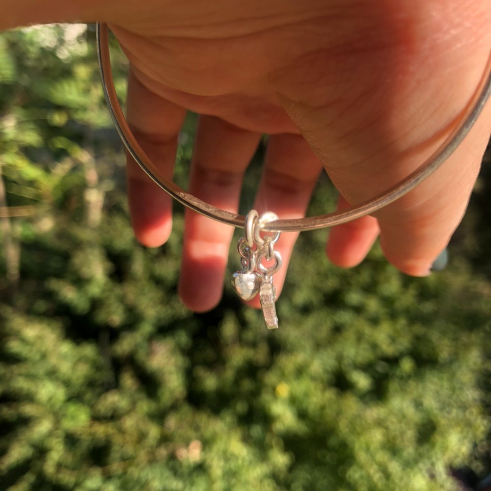 カレンシルバーデザインバングルブレス NO.7