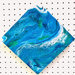 雨の雫　ハンドメイドパステル画　絵画アート原画 初心者のためのパステルアート通信講座】簡単かわいい雨のしずく