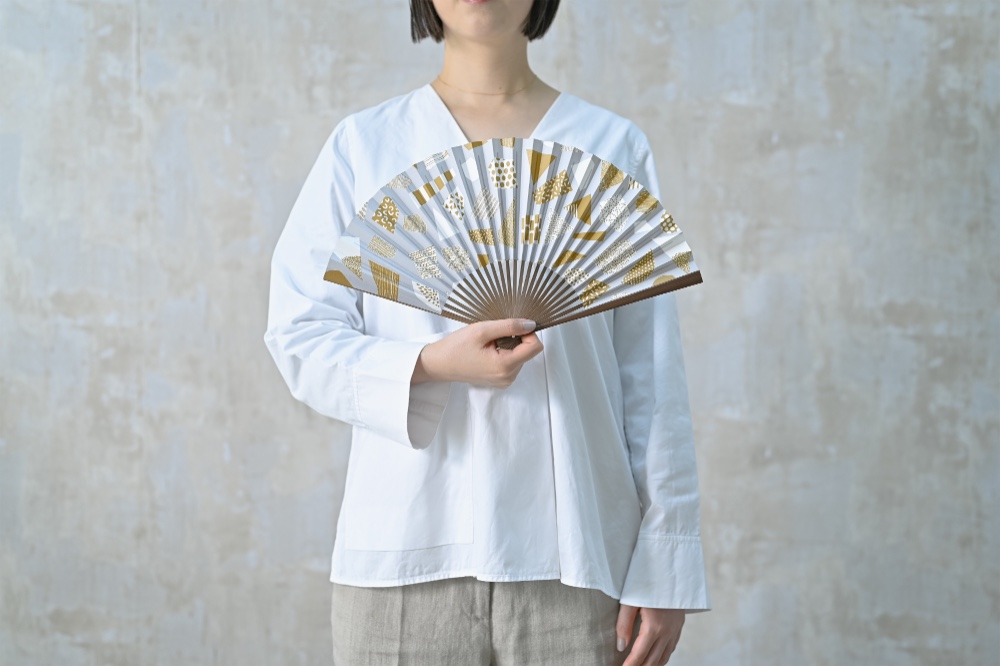 UMO#1 山吹茶　扇子 Large size
