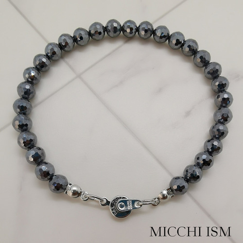 テラヘルツブレスレット 6mm玉 健康 ボタン式 流行りメンズ レディース